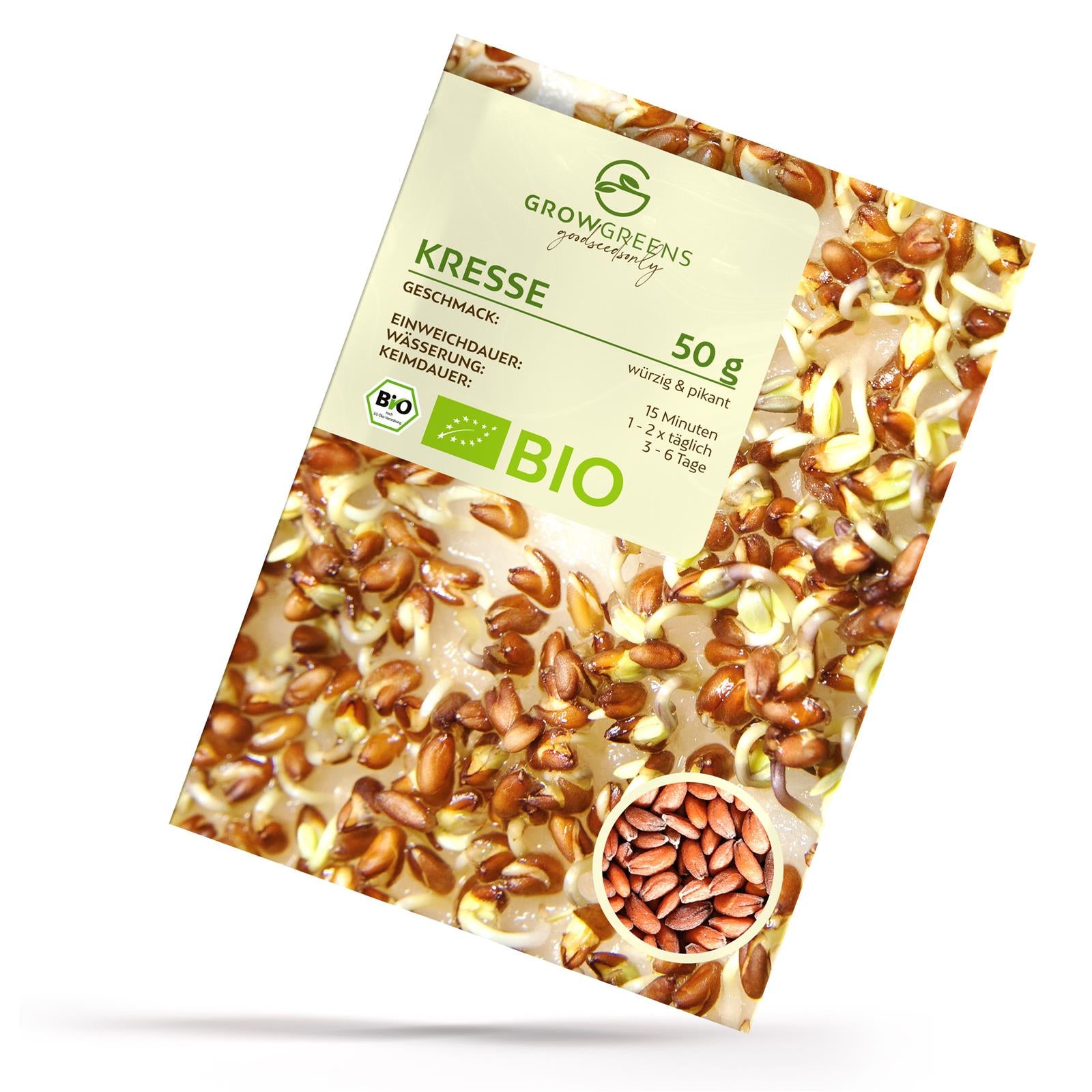 BIO Kresse Sprossen Samen (50g)